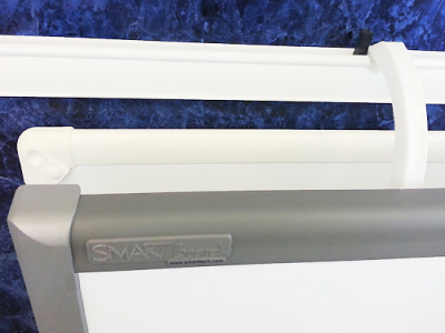 top view of rubber stoppers on rail